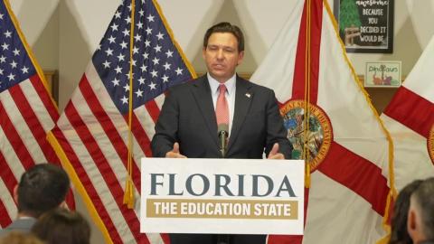 Governor DeSantis Highlights K-12 Education Success in Florida