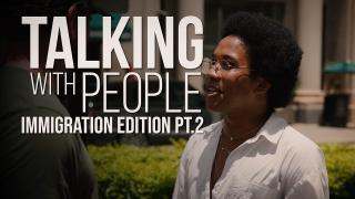 A Gay Lib and A Straight Conservative Debate Deporting Illegals | Talking with People