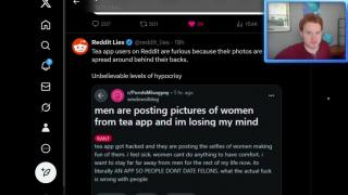 Man hating Tea App gets hacked instantly LOL