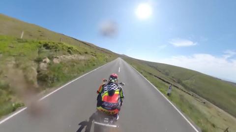TT On-Board Like You've Never Seen Before - 2023 Isle of Man TT Races  (fast + Image stabilisation = brilliant)