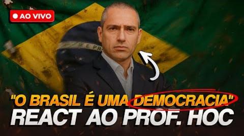 Reagindo ao professor HOC: "O Brasil é uma democracia!" Será mesmo? (17/07/2025)
