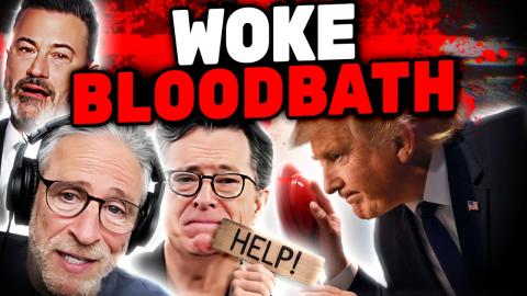 Jimmy Kimmel MELTDOWN After Stephen Colbert FIRED & Jon Stewart Likely FIRED Next! Trump ROASTS Em!