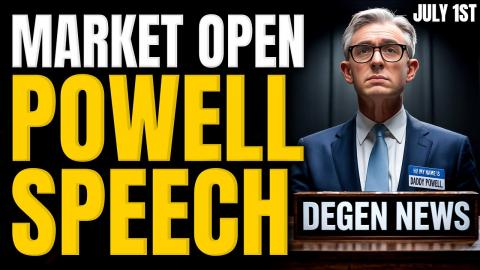 Powell Speech, Tesla Stock Crashes & Breaking News || Live Trading Options & Futures