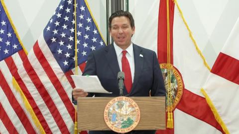 Governor DeSantis Makes Florida DOGE Announcement in Gainesville