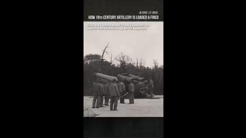 How 19th Century Artillery is Loaded and Fired
