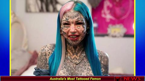 Australia's Most Tattooed Femon