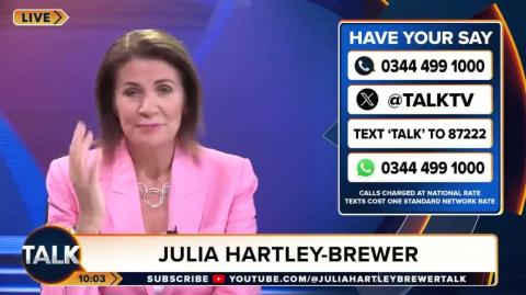 “Man The HELL Up” - Julia Hartley-Brewer Tells ‘Crying’ Rachel Reeves