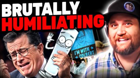 Stephen Colbert HISSY FIT On Air & Hilariously PATHETIC Protest In His Honor BACKFIRES