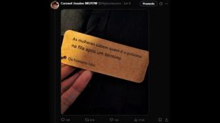 As mulheres sabem quem é o próximo na fila após um término Os homens não, Coronel Jesuíno MGTOW