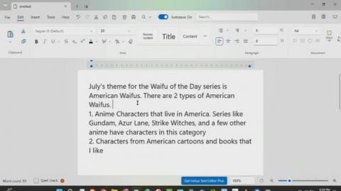 Announcing July's Waifu of the Day Theme