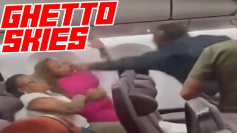 Full Scale Brawl On An Airplane is Hilarious