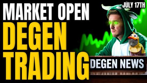 MARKET OPEN: Bounce or Bust?! || Live Trading