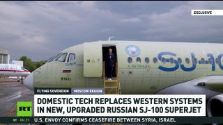 Russia’s SJ-100 jet takes off without a single Western part