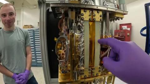 Disassembling the Coolest Exoplanet Camera in the World  that is  0.100*K  or  0.1*C above absolute zero.  ( −273.15 °C )