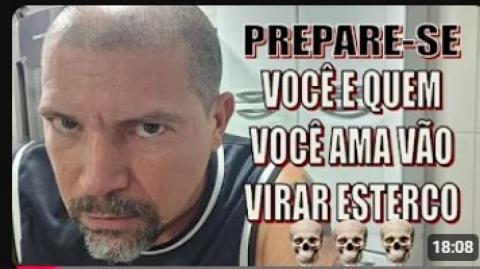 Feliz e cheio de esperanças, agora está comendo grama pela raiz!