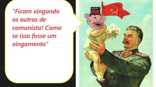 Stalinófilo exalta o comunismo e repete a picaretagem de que "Olavo de Carvalho morreu de COVID"