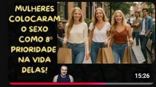 MULHERES BRASILEIRAS ELEGEM O SEXO COMO 8º PRIORIDADE! PARA OS CRÍTICOS É O "HOMEM QUE NÃO ATRAI"!