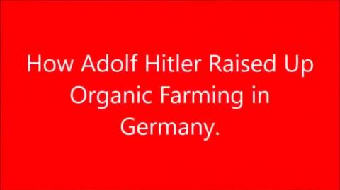 Adolf Hitler Raised Up Organic Farming in Germany