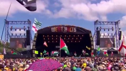 Chanting "Death, Death, To the IDF" - Israeli Defence Forces.....