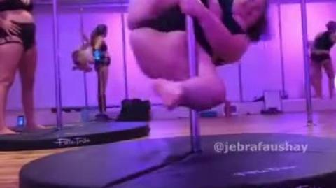 APPARENTLY POLE DANCING LIBERATES EVEN FAT WOMEN