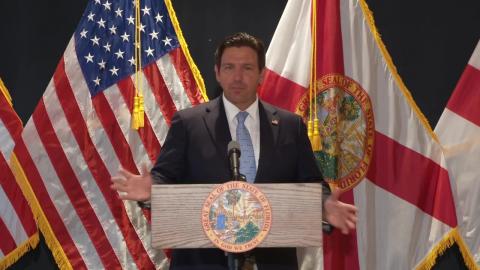 Governor Ron DeSantis Makes Florida DOGE Audit Announcement in Manatee County