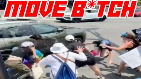Anti-ICE Protesters Get Run Over After Attacking A Woman in Her Car