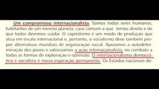 Internacionalistas procurando usar a cartada da soberania