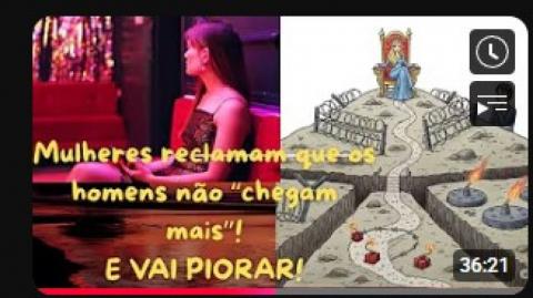 A NOVA DESCULPA DO FEMINISMO: OS HOMENS NÃO CHEGAM MAIS NAS MULHERES E A CULPA É SOMENTE DELES!