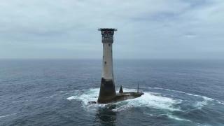 Wolf Rock Lighthouse maintenance visit and tour