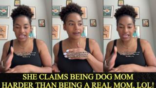 Unhinged F**inist Thinks Being Dog Mom Harder Than Being A Human Mom, LOL!