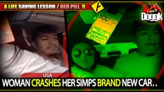 WOMAN CRASHES HER SIMPS BRAND NEW CAR.. (USA) >> SIMPIN' WILL GET YOU KILLED SOON OR LATER !!!