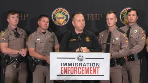 Governor DeSantis Announces Results of Major Immigration Enforcement Operation
