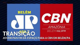 Últimos momentos da Jovem Pan FM Belém e entrada da CBN Amazônia Belém (01/08/2018)