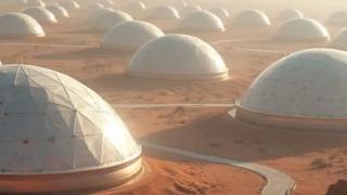 Amargosa's Desert playa Domes