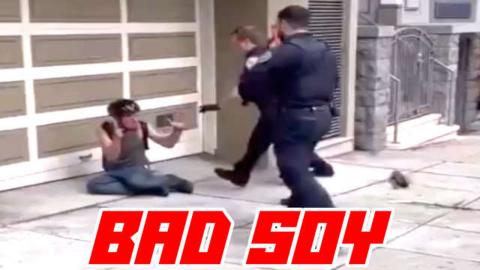 Antifa Begs Cops To Not Beat His @ss