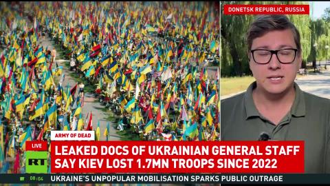 1.7 million Ukrainian soldiers killed or missing | Massive leak exposes Kiev