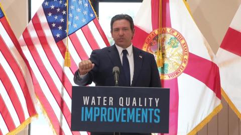 Governor DeSantis Announces Completion of Crane Creek/M-1 Canal Restoration Project