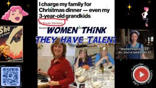Women think they have talent
