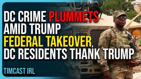 DC Crime Plummets Amid Trump Federal Takeover, DC Residents Thankful For Trump