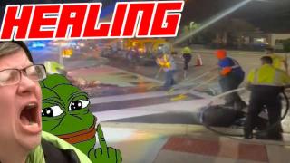 Lefties Freakout as Rainbow Crosswalks Get Removed