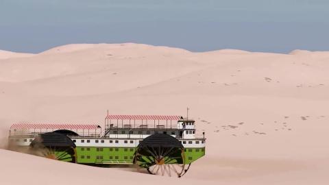 What happened to giant land ships
