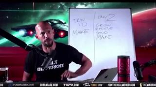 Jewish-controlled sex trafficker Andrew Tate yells at the people who blame everything on the Jews