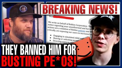 Massive Youtuber BANNED For BUSTING Predators In ROBLOX! Schlep & Jidion SUED For Protecting Kids
