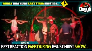 ▶ BEST REACTION EVER DURING A JESUS CHRIST SHOW.. (EARTH) DON'T MISS THIS FUNNY ONE !! ^^