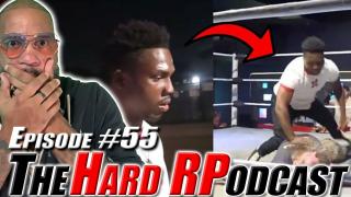 Rampage Jackson's son Raja ASSAULTS wrestler | Police video REACTIONS | The Hard R Podcast Ep 55
