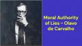 Moral Authority of Lies (Olavo de Carvalho)