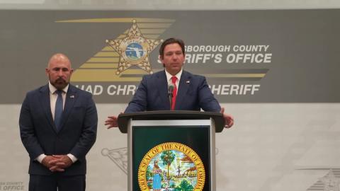 Governor DeSantis Awards Law Enforcement Recruitment Bonuses in Hillsborough County