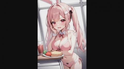 My AI Harem Pics of the Day Episode 41 2 Slaves, A Pig Girl and A Rabbit Girl