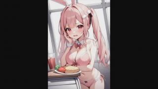 My AI Harem Pics of the Day Episode 41 2 Slaves, A Pig Girl and A Rabbit Girl