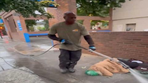 Lefties Upset Homeless People Can't Sleep on Sidewalks Anymore